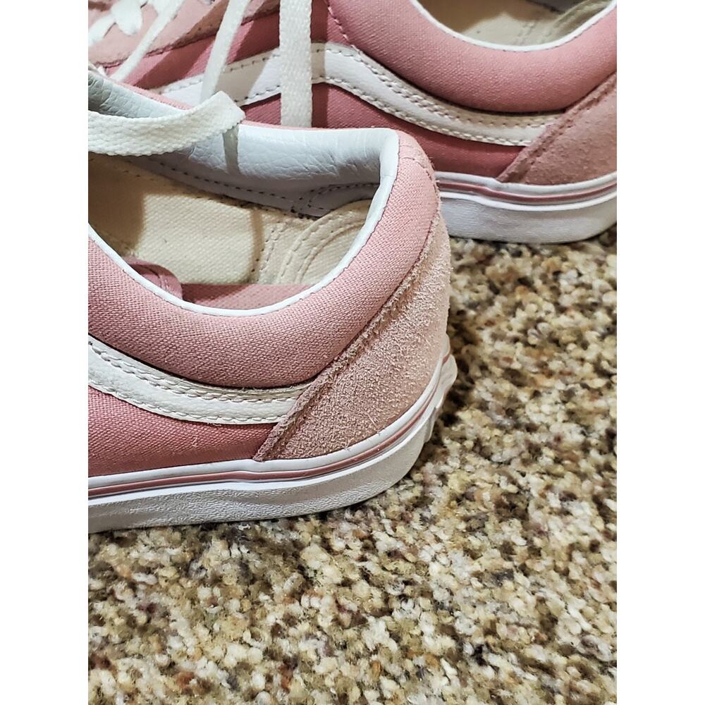 Vans Old Skool Women’s 6 Pink Suede Canvas Low Top Skate Shoes Classic VN000D3HY - Picture 5 of 11
